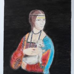 Kopia obrazu Leonarda da Vinci "Dama z gronostajem"- Victoria Nowak